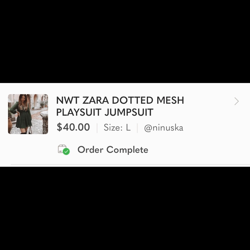NWT ZARA DOTTED MESH PLAYSUIT JUMPSUIT - Picture 11 of 11
